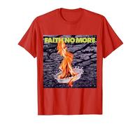 Officiel Faith No More The Real Thing Band Alternative Metal T-Shirt, Homme, Rouge, 3XL