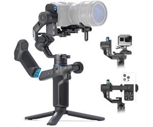[Officiel] Feiyutech SCORP Mini 3 Pro Stabilisateur Camera 3 Axes 4-en-1,Suivi AI 4.0 Intégré,Poignée Détachable,Charge Utile 2KG,Contrôle Gestuel Port d’Extension1/4,pour Caméra/Smartphone