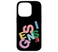 Officiel Genesis Colored Logo 3D Coque pour iPhone 14 Pro