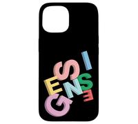 Officiel Genesis Colored Logo 3D Coque pour iPhone 15