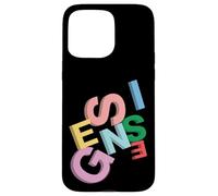Officiel Genesis Colored Logo 3D Coque pour iPhone 15 Pro Max