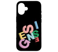 Officiel Genesis Colored Logo 3D Coque pour iPhone 16