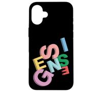 Officiel Genesis Colored Logo 3D Coque pour iPhone 16 Plus