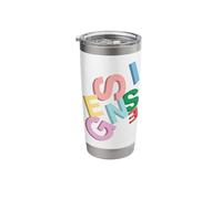Officiel Genesis Colored Logo 3D Gobelet isotherme en acier inoxydable double paroi