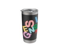 Officiel Genesis Colored Logo 3D Gobelet isotherme en acier inoxydable double paroi