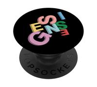Officiel Genesis Colored Logo 3D PopSockets PopGrip Adhésif
