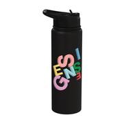 Officiel Genesis Colored Logo 3D Stainless Steel Insulated Water Bottle