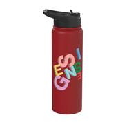 Officiel Genesis Colored Logo 3D Stainless Steel Insulated Water Bottle