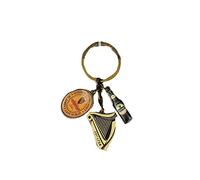 Officiel Guinness Multi-Charm Porte vec Bouteille, Logo et Harpe Breloques