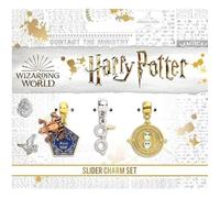 Officiel Harry Potter Plaqué Argent Breloque Ensemble Incluant Chocolat Frog, Verres & Temps Turner Breloque par The Carat Shop