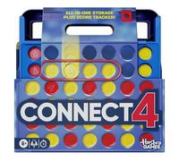Officiel Hasbro Games Puissance 4 (édition 2025) | Rangement Tout-en-Un, Mallette de Transport, Compteur de Points | dès 6 Ans | 2 Joueurs | Jeux familiaux - Version française