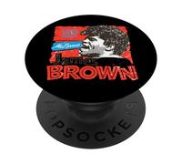 Officiel James Brown Rock and Roll Legend Artwork PopSockets PopGrip Adhésif