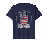 Officiel John Lennon Peace Sign Vintage Rock Pop T-Shirt