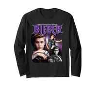 Officiel Justin Bieber Portrait Artwork Manche Longue