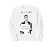 Officiel Justin Bieber What do You Mean Portrait Sweatshirt