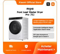 Xiaomi Mijia Lave-Linge séchant Hublot Pro 9kg, Lave-Linge Séchant Frontal 9kg/5kg, 1400 Tr/Min, Soin Vapeur, Double Dosage Automatique, Lavage Ultra-Rapide, Blanc