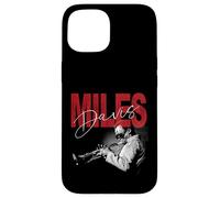 Officiel Miles Davis Distressed Photo Jazz Legend Coque pour iPhone 15