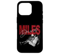 Officiel Miles Davis Distressed Photo Jazz Legend Coque pour iPhone 16 Pro
