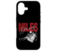 Officiel Miles Davis Distressed Photo Jazz Legend Coque pour iPhone 17