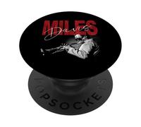 Officiel Miles Davis Distressed Photo Jazz Legend PopSockets PopGrip Adhésif