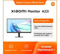 【Officiel】Moniteur Xiaomi A22i, profondeur de couleur 8 bits 99 % sRGB, luminosité élevée de 250 nits