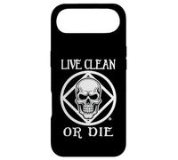 Officiel Narcotics Anonymous : Live Clean Or Die, Skull. Coque pour iPhone Air