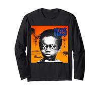 Officiel Nas Illmatic Orange 2014 Legendary Hip hop Manche Longue