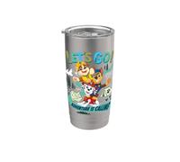 Officiel Paw Patrol Adventure is Calling Lets Go Gobelet isotherme en acier inoxydable double paroi