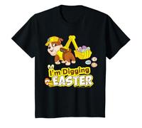 Officiel Paw Patrol Merchandise Rubble I'm Digging Easter T-Shirt