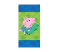 Serviette De Plage Peppa Pig George 140X70Cm 100% Coton Velours-Dinosaure