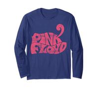 Officiel Pink Floyd Logo Rétro Progressif Vintage Musique Manche Longue