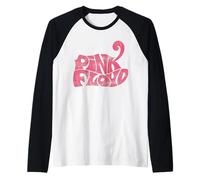 Officiel Pink Floyd Rock Progressif Rétro Logo Blanc Manche Raglan