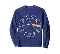Officiel Pink Floyd Rock Rétro Prisme Cercle Logo Musique Sweatshirt