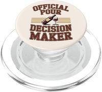 Officiel pour Decision Maker Funny Wine Humour Holiday PopSockets PopGrip pour MagSafe