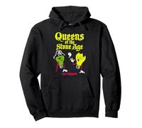 Officiel Queens of The Stone Age Era Vulgaris Sweat à Capuche, Unisexe pour Adultes, Noir, M