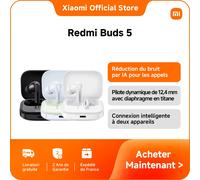 [Officiel] Redmi Buds 5 | Jusqu'à 40 heures d'autonomie avec l'étui de charge*，Réduction active du bruit jusqu'à 46 dB avec trois modes transparents* Redmi Buds 5 Violet