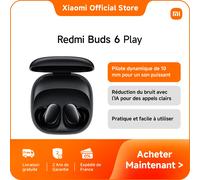 Xiaomi Redmi Buds 6 Play Casque Sans fil Ecouteurs Appels/Musique USB Type-C Bluetooth Bleu
