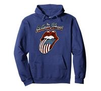 Officiel Rolling Stones Tour of America Marine Bleu Sweat à Capuche