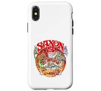 Officiel Saxon Heavy Metal Forever Free Album Vintage Coque pour iPhone X/XS