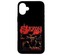 Officiel Saxon Heavy Metal Unleash The Beast Groupe Retro Coque pour iPhone 16 Plus