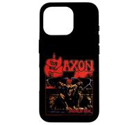 Officiel Saxon Heavy Metal Unleash The Beast Groupe Retro Coque pour iPhone 16 Pro