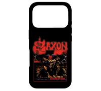 Officiel Saxon Heavy Metal Unleash The Beast Groupe Retro Coque pour iPhone 17 Pro