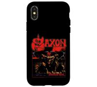 Officiel Saxon Heavy Metal Unleash The Beast Groupe Retro Coque pour iPhone X/XS