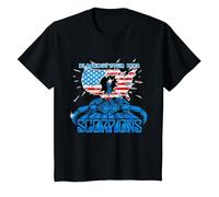 Officiel Scorpions Blackout USA Tour 1982 T-Shirt, Enfant, Noir, 6 Ans