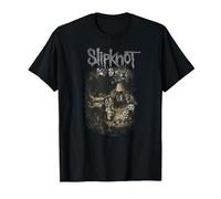 Officiel Slipknot Be Prepared for Hell Retro Métal Band T-Shirt, Homme, Noir, L