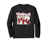 Officiel Slipknot Combinaisons Rouges Band Retro Metal Manche Longue