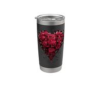 Officiel Spiral Bleeding Heart Gothic Fantasy Gobelet isotherme en acier inoxydable double paroi