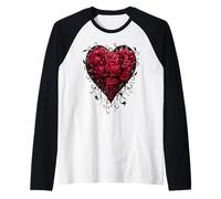 Officiel Spiral Bleeding Heart Gothic Fantasy Manche Raglan