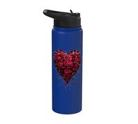 Officiel Spiral Bleeding Heart Gothic Fantasy Stainless Steel Insulated Water Bottle