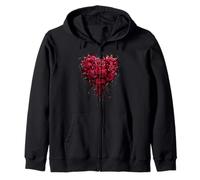 Officiel Spiral Bleeding Heart Gothic Fantasy Sweat à Capuche